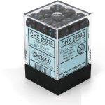 chessex! d6 12mm σετ ζάρια σε block blue stars