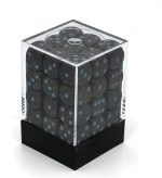 chessex! d6 12mm σετ ζάρια σε block blue stars