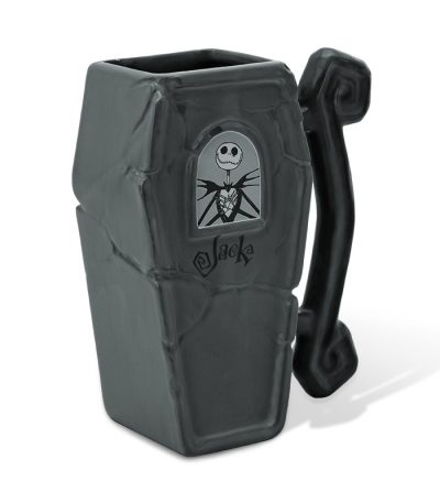 disney! 3d mug nightmare before christmas coffin jack skellington