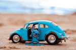 disney! lilo & stitch Φιγούρες stitch & volkswagen beetle