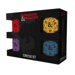 dungeon & dragons! set 4 espresso mugs d20