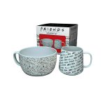 friends! doodle Σετ πρωινού Κούπα και Μπόλ