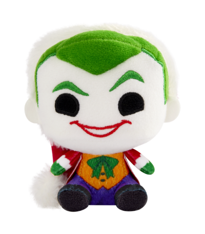 funko plushies! dc comics holiday joker