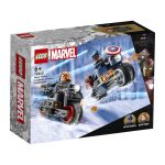 lego marvel black window & captain america motorcycles 76260