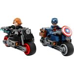 lego marvel black window & captain america motorcycles 76260