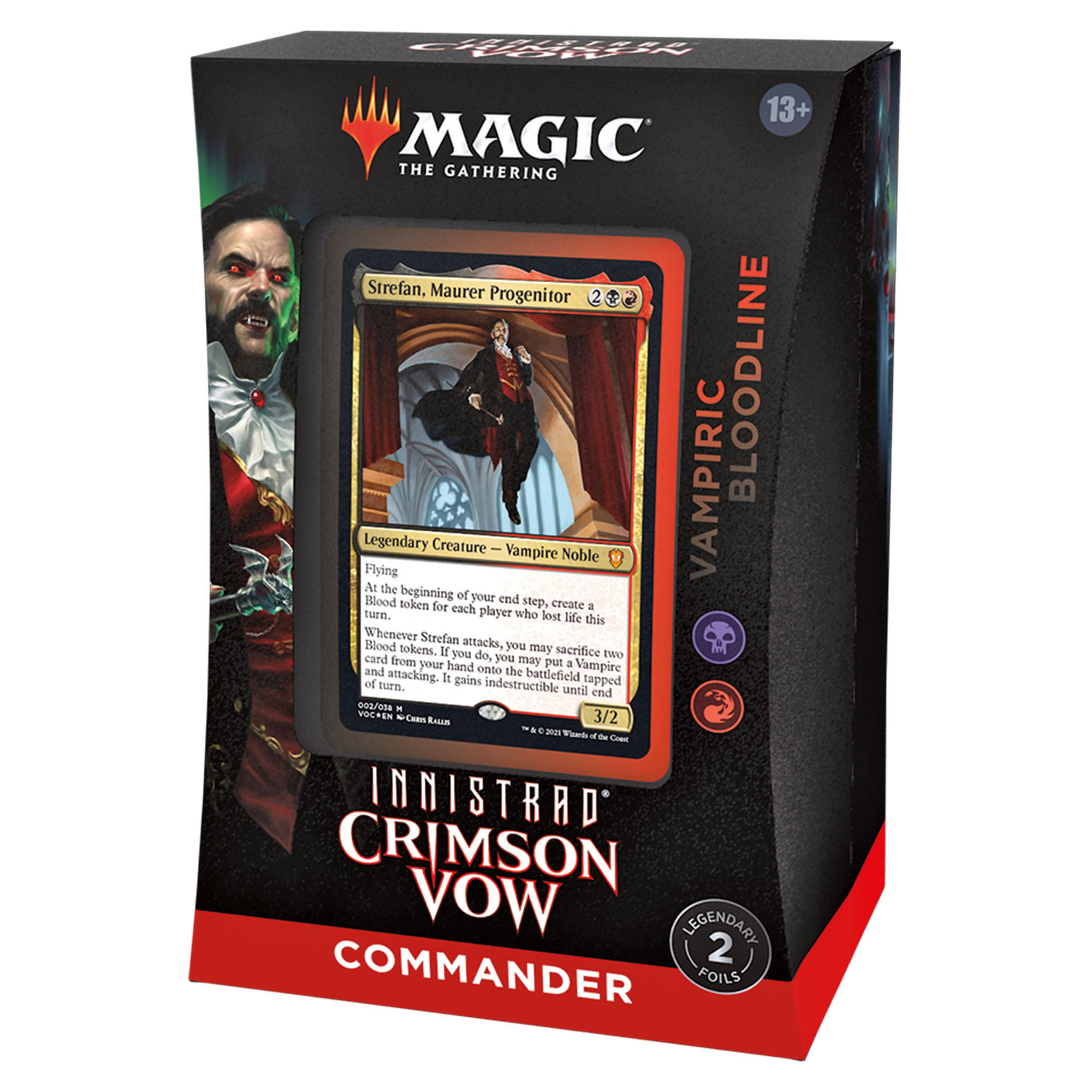 magic the gathering innistrad crimson vow vampiric bloodline commander deck magic the gathering innistrad crimson vow vampiric bloodline commander deck