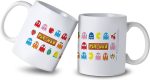 pac man! mug multi icons