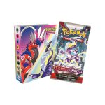 pokemon! scarlet & violet mini portfolio & 1 booster pack