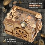 puzzle box! Ξύλινος κουμπαράς με γρίφο amazeing safe