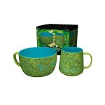 rick and morty! doodle Σετ πρωινού Κούπα και Μπόλ