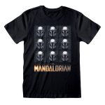star wars! the mandalorian mando helmets t shirt