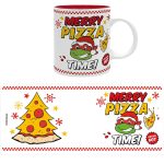 teenage mutant ninja turtles! mug merry pizza time