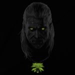 the witcher! toxicity poisoning gerald t shirt (glow in the dark)3