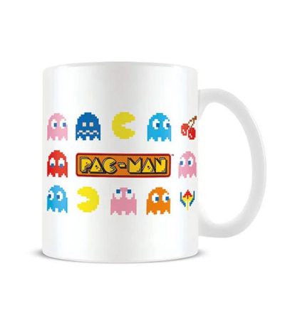 pac man! mug multi icons
