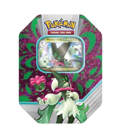 pokemon tcg –paldea partners tin – meowscarada ex