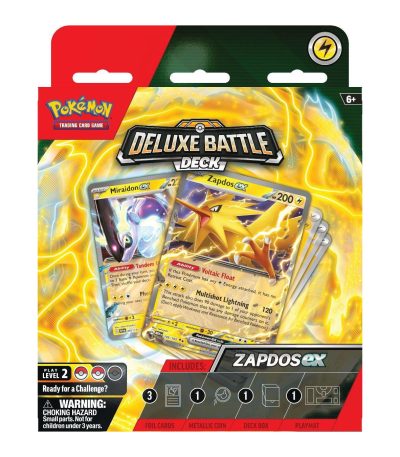 pokemon tcg – deluxe battle deck – zapdos ex miraidon ex