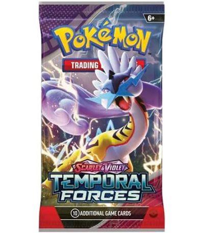 pokemon tcg – scarlet & violet temporal forces booster pack