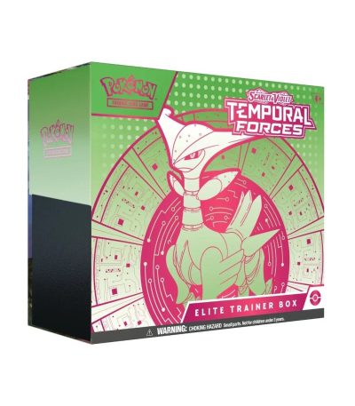pokemon tcg scarlet & violet temporal forces elite trainer box iron leaves