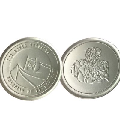 the batman! Μεταλλικά σουβέρ batman σετ