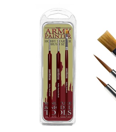 the army painter hobby starter σετ 3 πινέλων