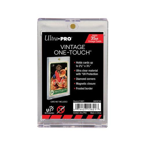 ultra pro! one touch magnetic hard toploader 35pt ultra pro! one touch magnetic hard toploader 35pt