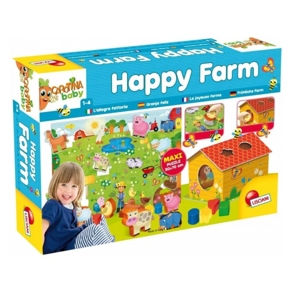 Εκπαιδευτικό παιχνίδι puzzle Η χαρούμενη φάρμα