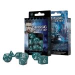 Σετ Ζάρια! classic rpg dice set stormy & white