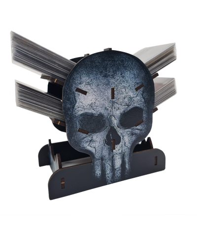 card holder skull