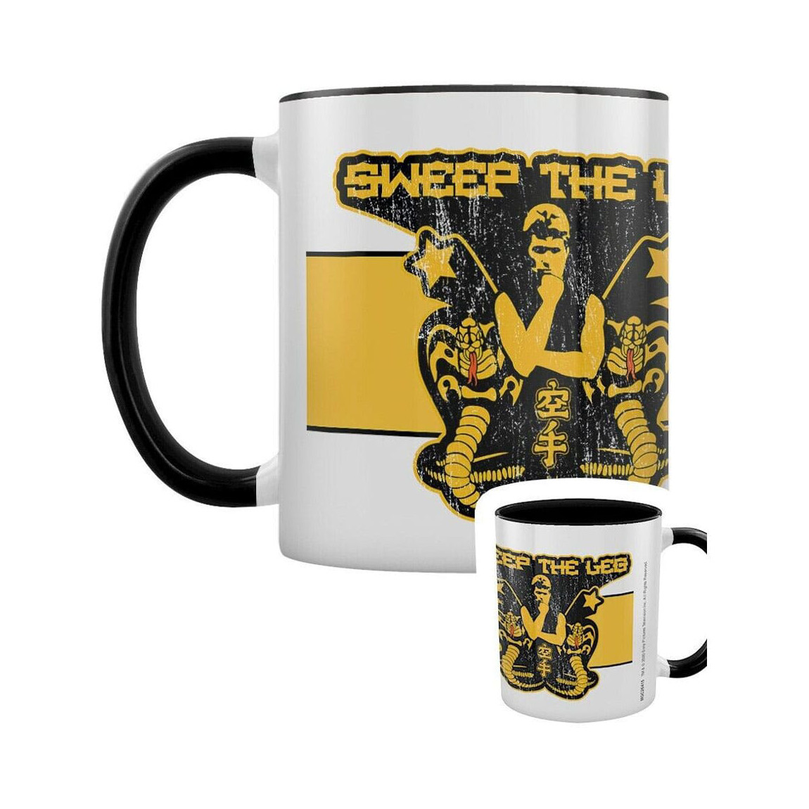 cobra kai! mug sweep the leg cobra kai! mug sweep the leg