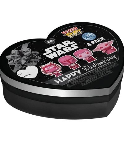 funko pocket pop! happy valentines day star wars 4 pack