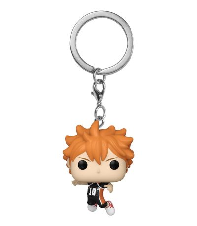 funko pocket pop! keychain haikyuii shoyo hinata