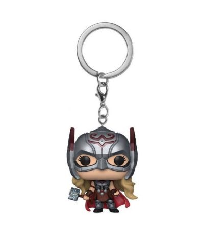 funko pocket pop! keychain marvel thor love and hunder mighty thor