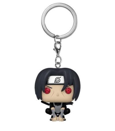 funko pocket pop! keychain naruto itachi uchiha