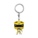 funko pocket pop! keychain power rangers yellow ranger