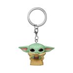 funko pocket pop! keychain star wars the child with cup