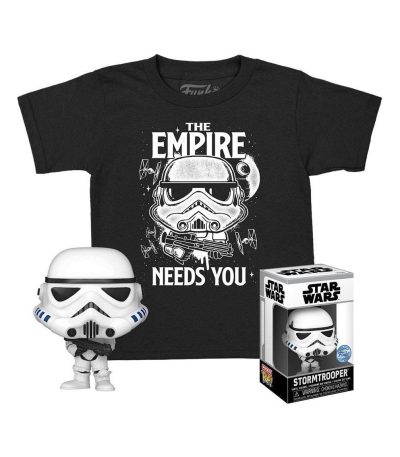funko pocket pop! & tee (child) star wars stromtrooper