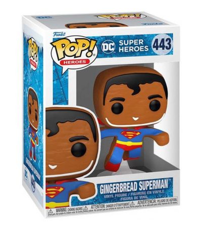 funko pop! dc super heroes gingerbread superman #443