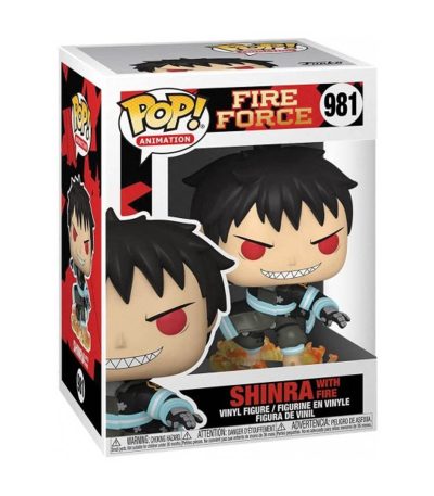 funko pop! fire force shindra wih fire #981