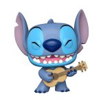 funko pop! jumbo lilo & stitch stitch with ukulele #1419