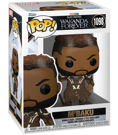 funko pop! marvel black panther wakanda forever m baku #1098