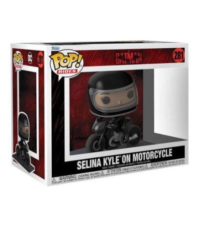 funko pop! rides dc the batman selina kyle on motorcycle #281