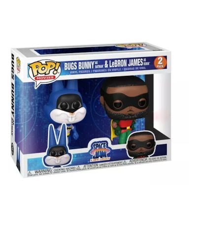 funko pop! space jam a new legacy bugs bunny as batman & lebron james as robin (2 pack)