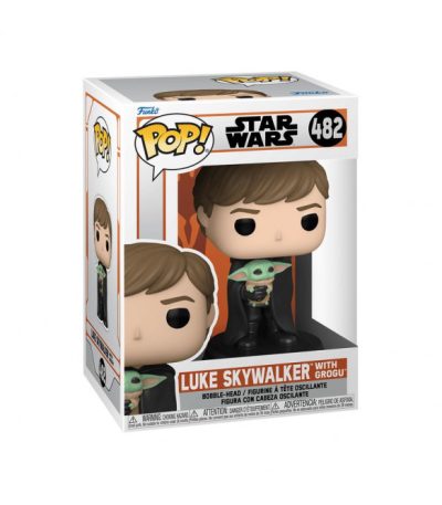 funko pop! star wars luke skywalker with grogu #482