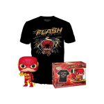 funko pop! & tee dc the flash fastest man alive the flash (glows in the dark)