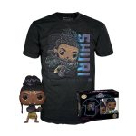 funko pop! & tee marvel black panther shuri legacy collection (glows in the dark)