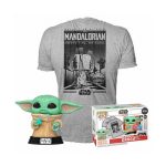 funko pop! & tee star wars grogu with cookie
