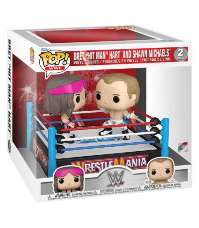 funko pop! wwe bret hit man hart and shawn michaels 2 pack