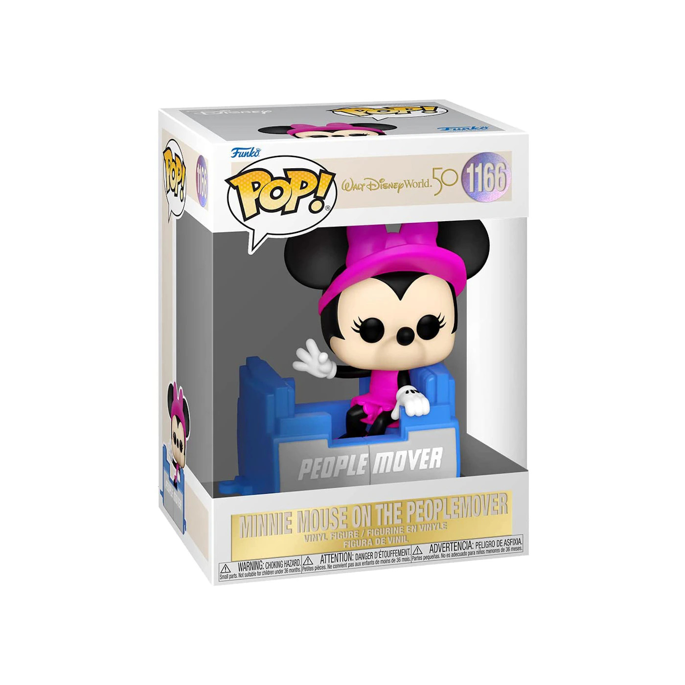 funko pop! walt disney world 50 minnie mouse on the peoplemover #1166 funko pop! walt disney world 50 minnie mouse on the peoplemover #1166
