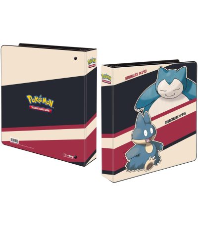 ultra pro! binder 2'' for 9 pokemon snorlax