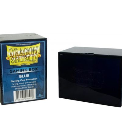 dragon shield deck box – strongbox – blue